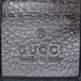 Gucci Logo Print Leather Pouch