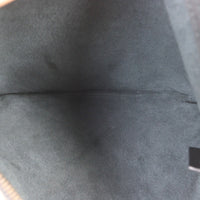 Gucci Logo Print Leather Pouch