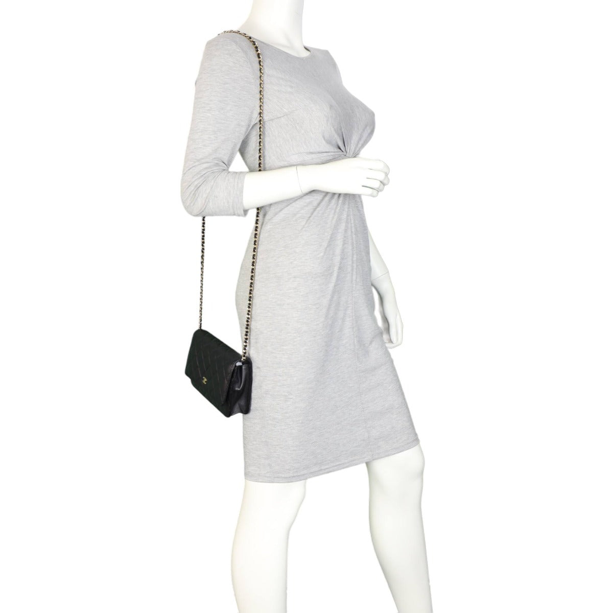 Chanel Classic Wallet on Chain | Black Lambskin Gold