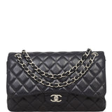 Chanel Classic Double Flap Jumbo | Black Lambskin