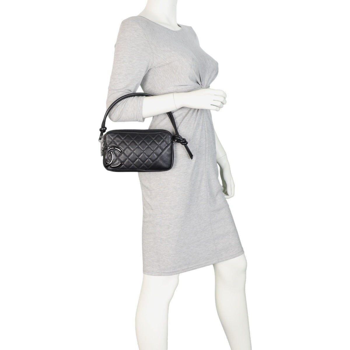 Chanel Ligne Cambon Pochette | Black