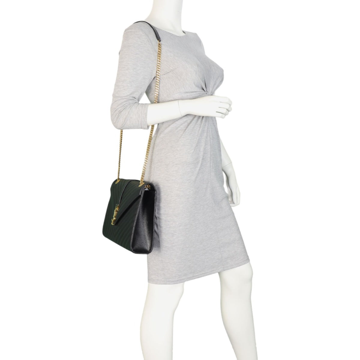 Saint Laurent Matelasse Envelope Large Bag