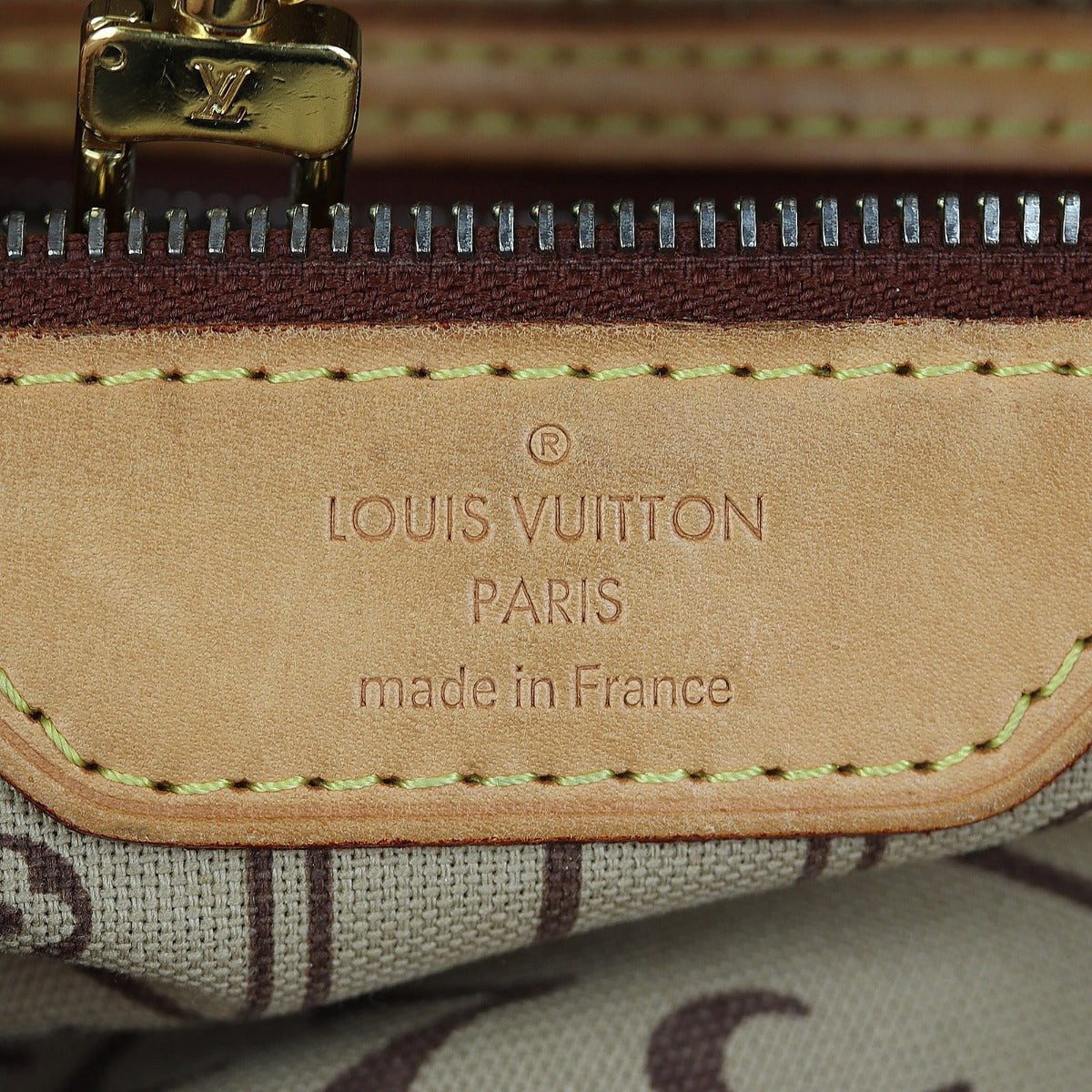 Louis Vuitton Neverfull MM Monogram Interior Stamp