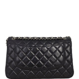 Chanel Classic Double Flap Jumbo | Black Lambskin