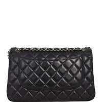 Chanel Classic Double Flap Jumbo | Black Lambskin