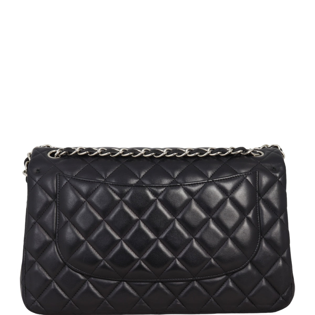 Chanel Classic Double Flap Jumbo | Black Lambskin