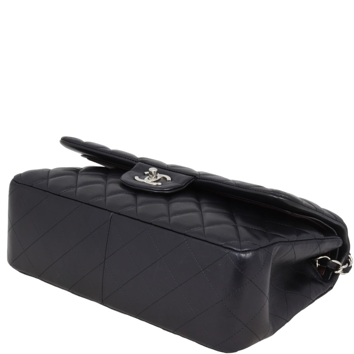 Chanel Classic Double Flap Jumbo | Black Lambskin