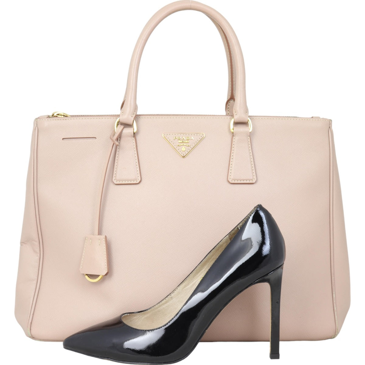 Prada Saffiano Lux Galleria Double Zip Tote Large