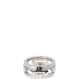 Bvlgari Parentesi 18k White Gold Diamond Band