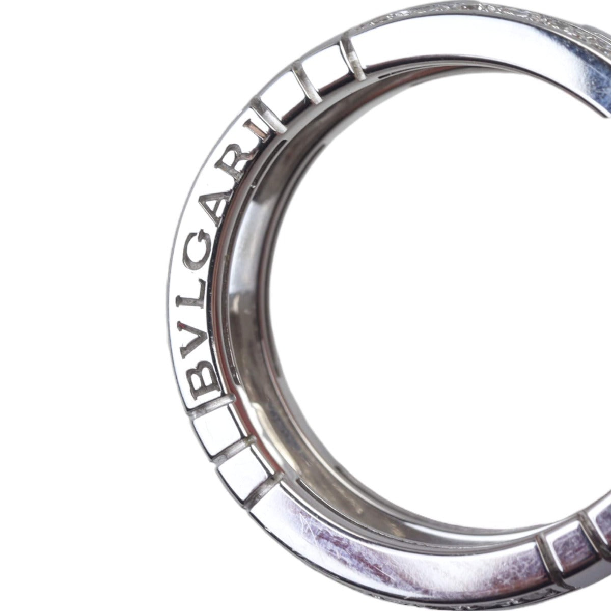 Bvlgari Parentesi 18k White Gold Diamond Band