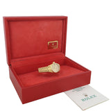Rolex Oyster Perpetual Lady Datejust 26mm Diamond 18k Gold Watch