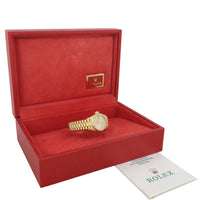 Rolex Oyster Perpetual Lady Datejust 26mm Diamond 18k Gold Watch
