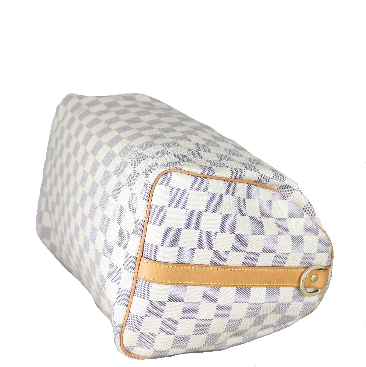 Louis Vuitton Speedy 30 Bandouliere Damier Azur Corner Distant