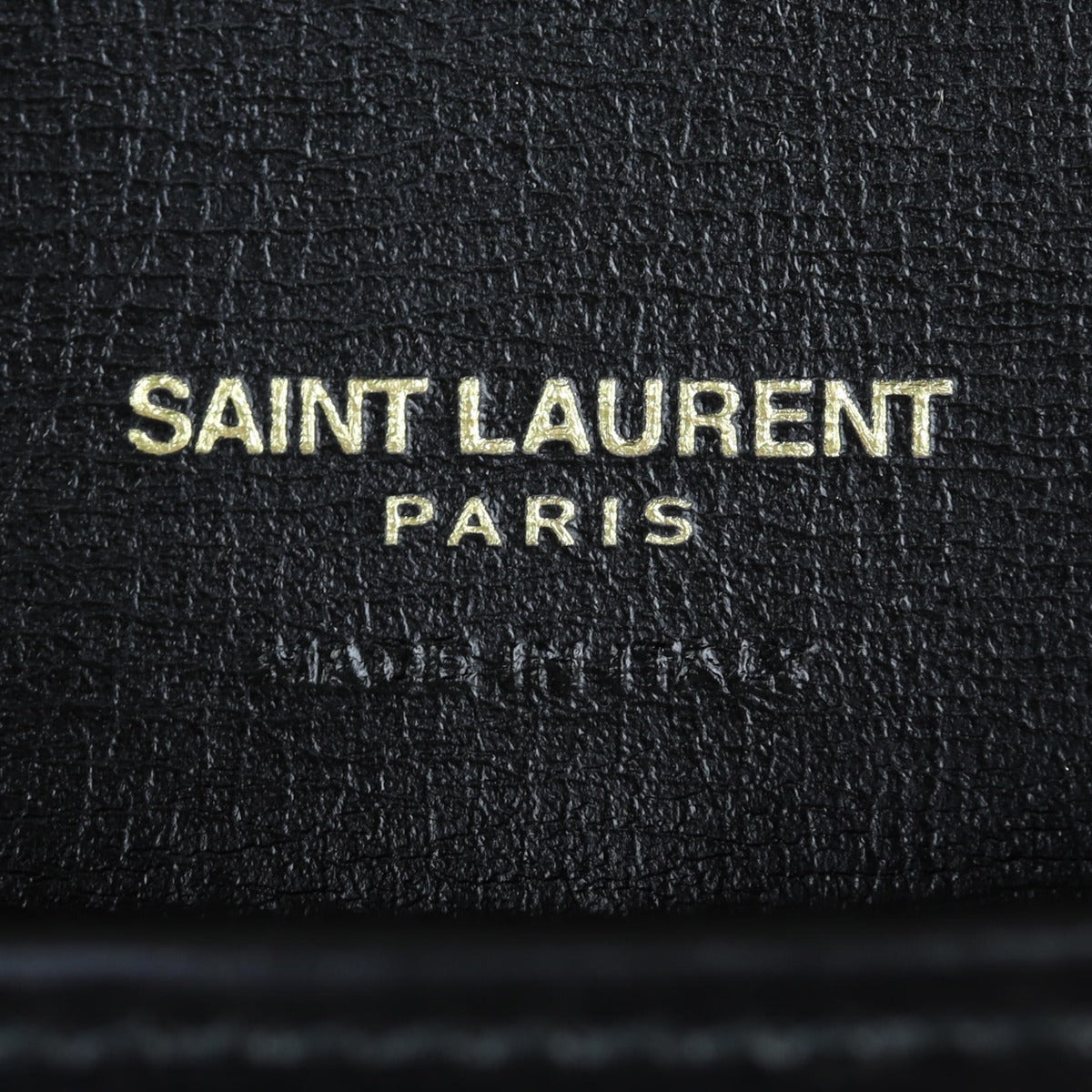 Saint Laurent Cassandre Phone Holder on Chain Interior Stamp