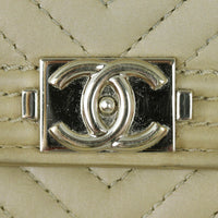 Chanel Boy Wallet On Chain Chevron Hardware