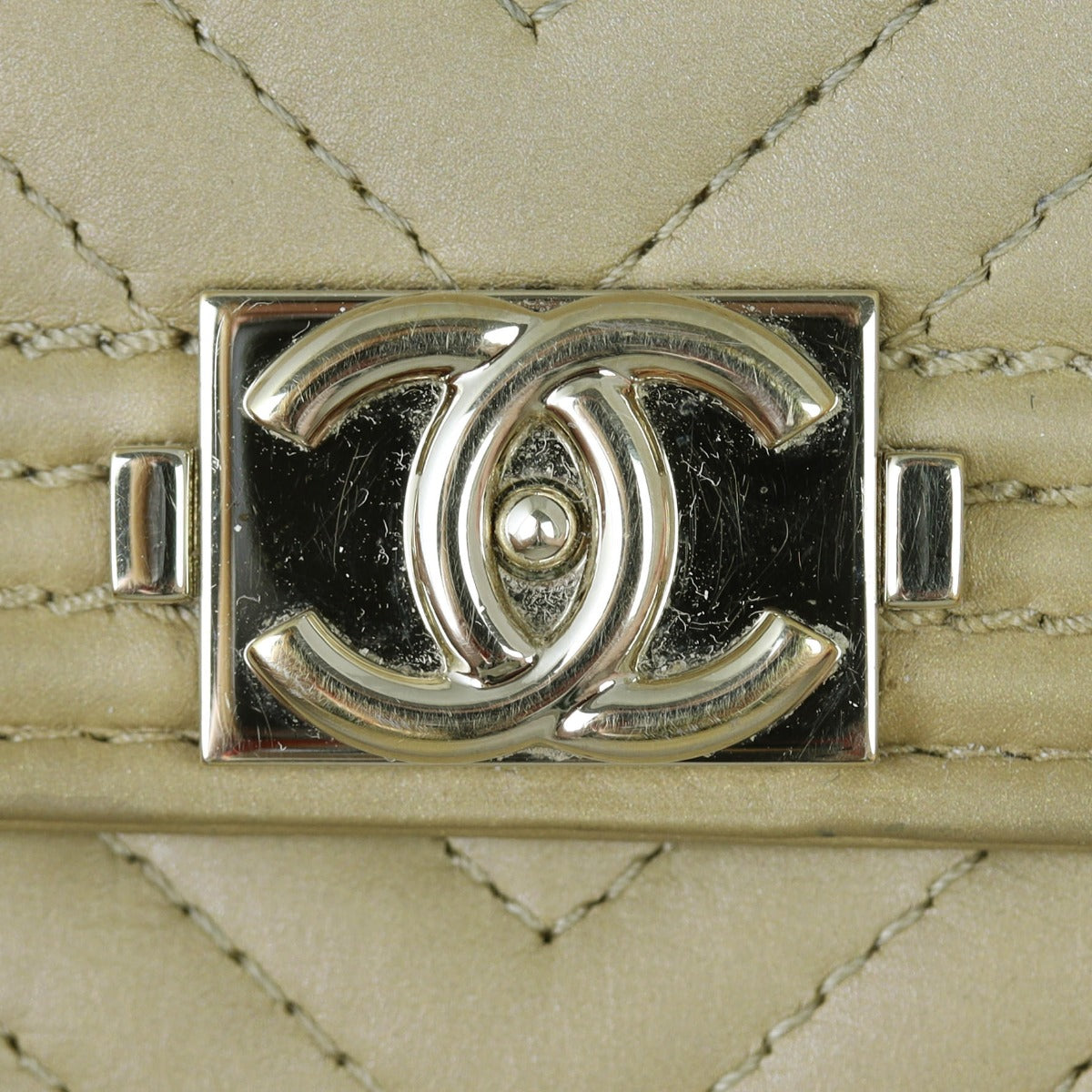 Chanel Boy Wallet On Chain Chevron Hardware