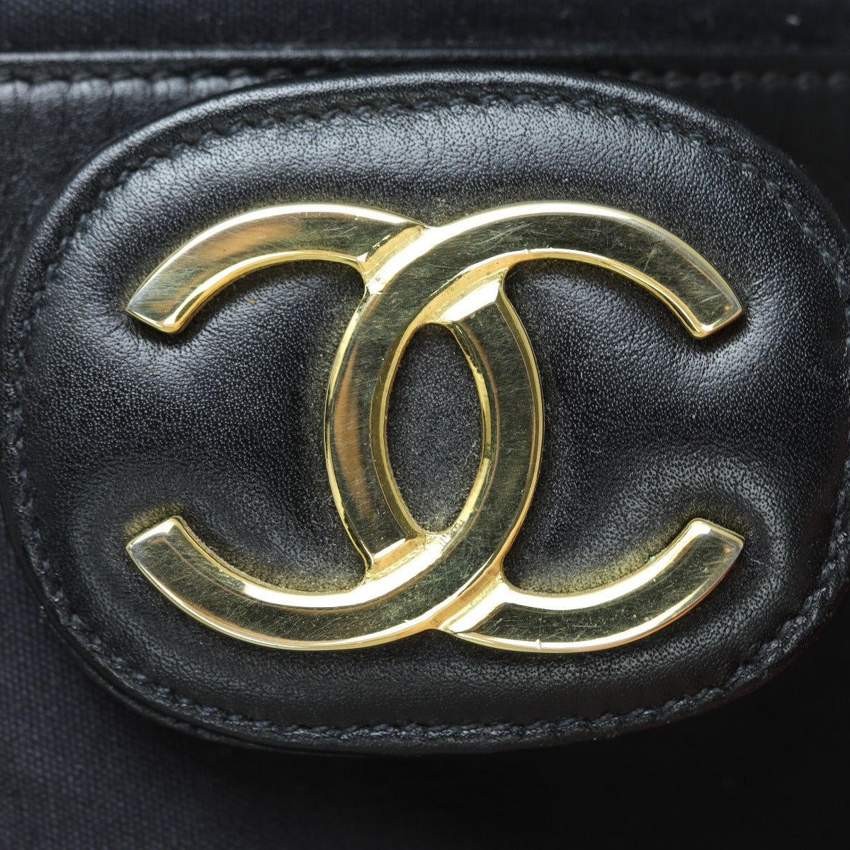 Chanel Vintage Canvas Duffle Bag Hardware