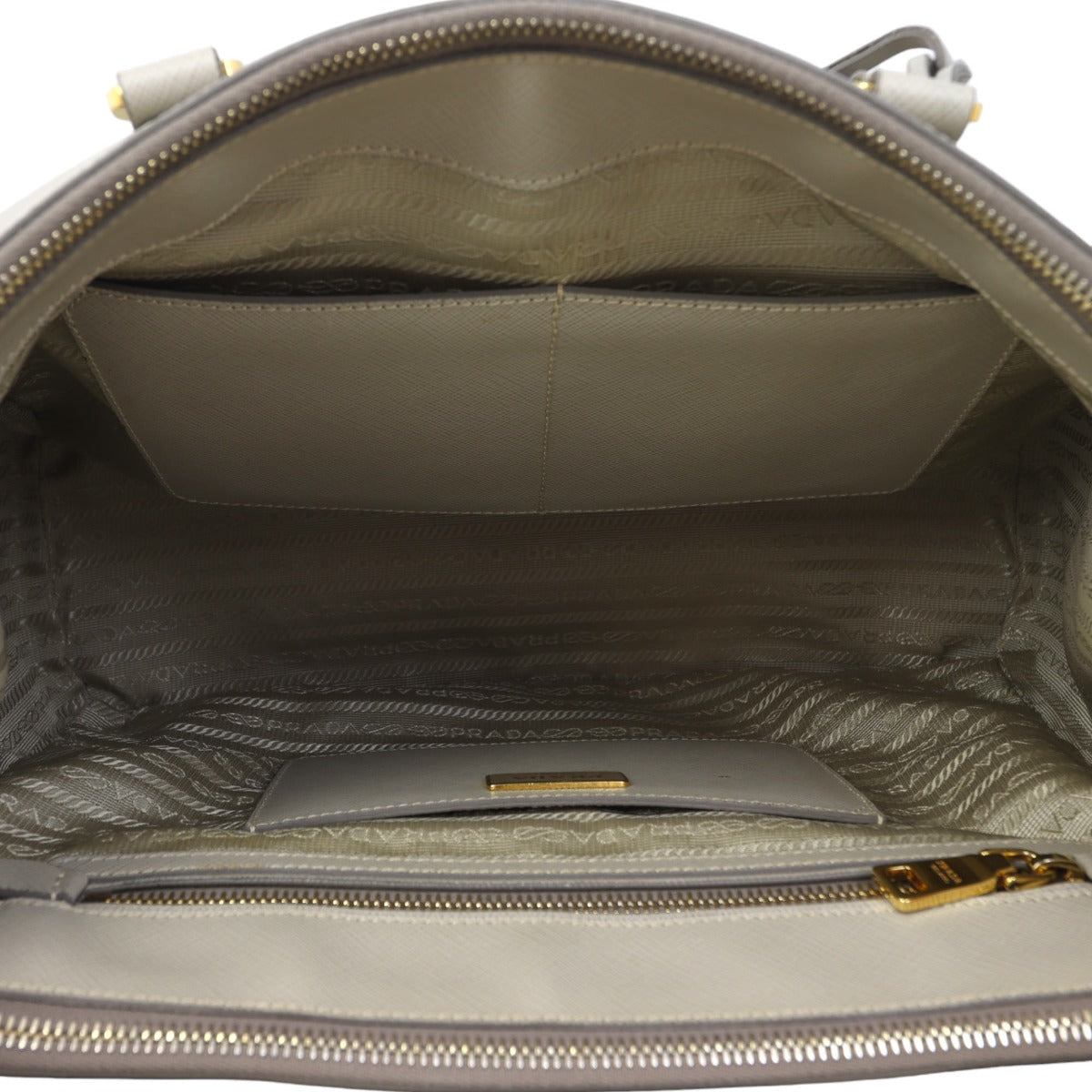 Prada Saffiano Lux Galleria Double Zip Tote Medium