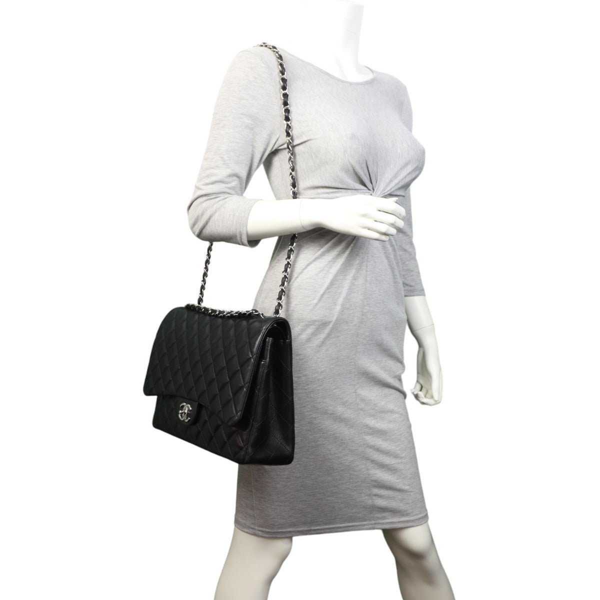 Chanel Classic Double Flap Maxi | Black