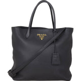 Prada Vitello Daino Zip Tote