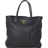 Prada Vitello Daino Zip Tote