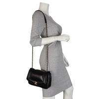 Chanel Vintage Puffy Flap Bag Medium | Black