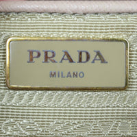 Prada Saffiano Lux Galleria Double Zip Tote Medium Interior Stamp