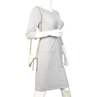 Prada Saffiano Triangle Logo Envelope Shoulder Bag