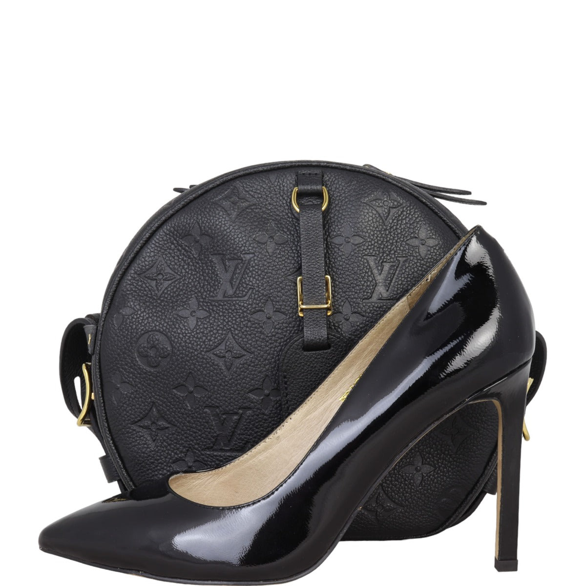 Louis Vuitton Boite Chapeau Souple MM Monogram Empreinte