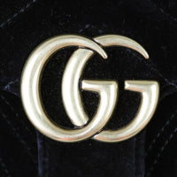 Gucci Marmont Velvet Mini Shoulder Bag Hardware