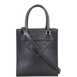 Prada Logo Drill Tote Mini