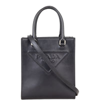 Prada Logo Drill Tote Mini