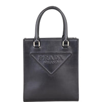 Prada Logo Drill Tote Mini