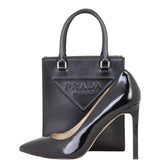 Prada Logo Drill Tote Mini