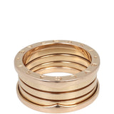 Bvlgari B.Zero1 18k Rose Gold Four Band Ring