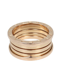 Bvlgari B.Zero1 18k Rose Gold Four Band Ring