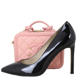 Chanel CC Filigree Vanity Case Small