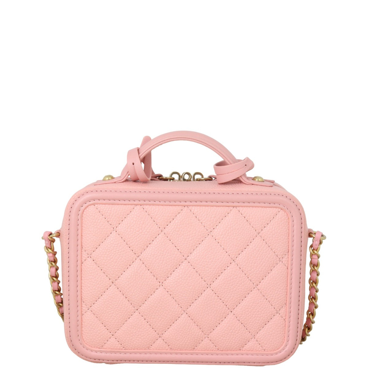 Chanel CC Filigree Vanity Case Small