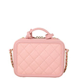 Chanel CC Filigree Vanity Case Small