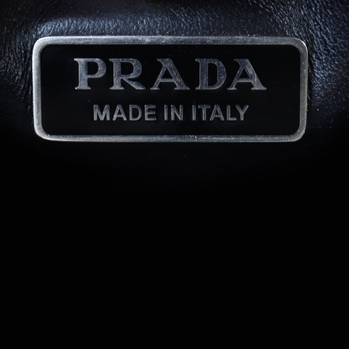 Prada Logo Drill Tote Mini