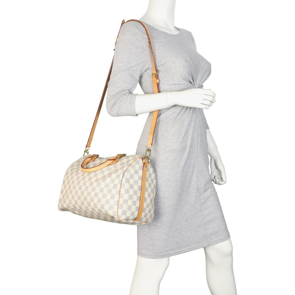 Louis Vuitton Speedy 30 Bandouliere Damier Azur