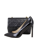 Chanel CC Single Flap Bag | Black Lambskin