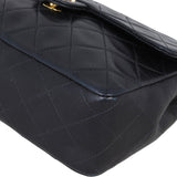 Chanel CC Single Flap Bag | Black Lambskin