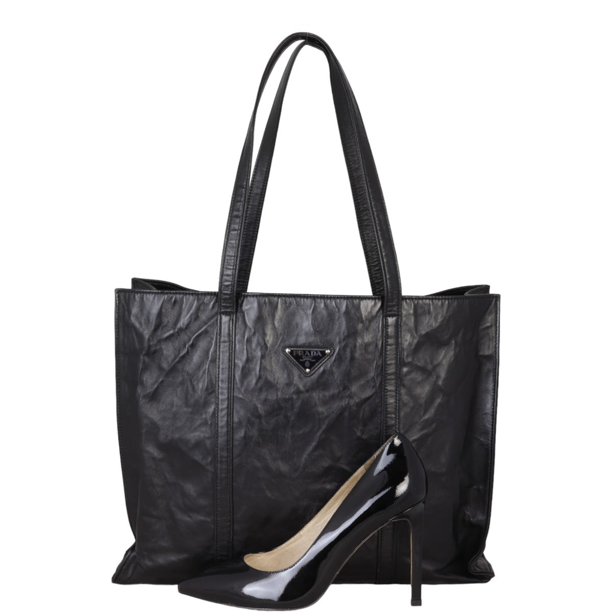 Prada Nappa Antique Shopping Tote