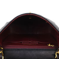 Chanel CC Single Flap Bag | Black Lambskin