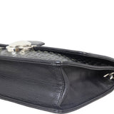 Prada Madras Woven Leather Chain Bag