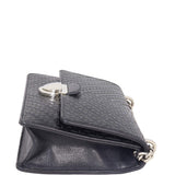 Prada Madras Woven Leather Chain Bag