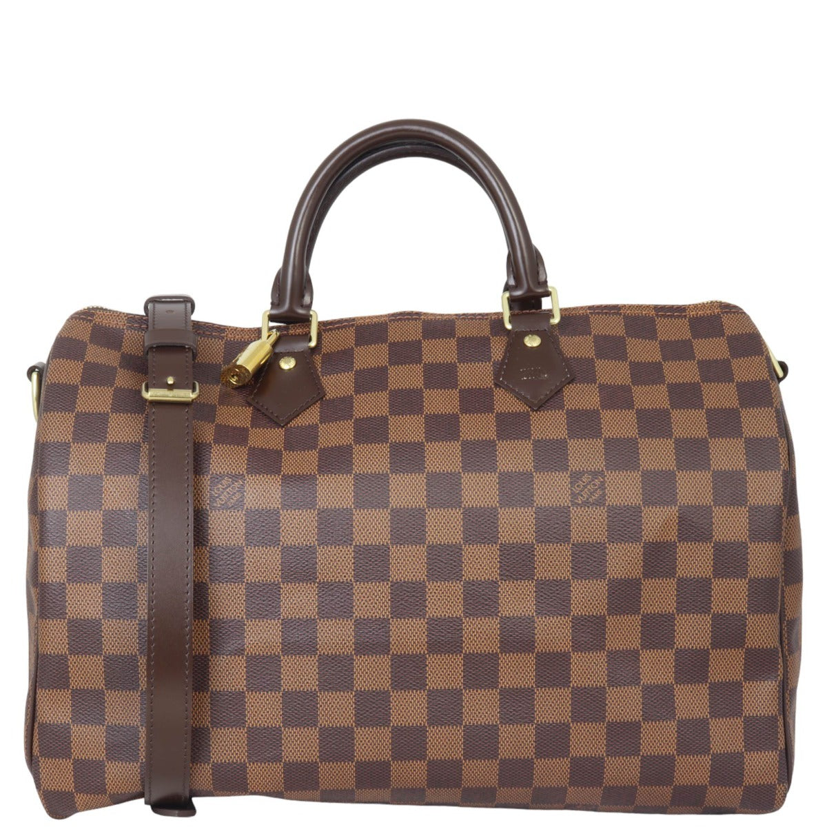 Louis Vuitton Speedy 35 Bandouliere Damier Ebene