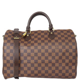 Louis Vuitton Speedy 35 Bandouliere Damier Ebene