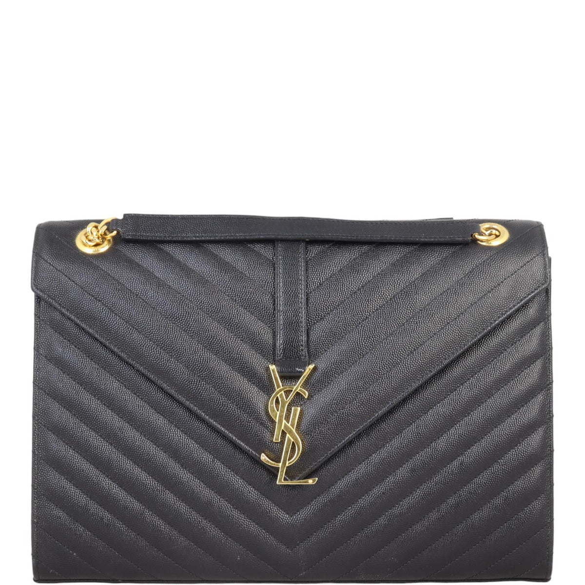 Saint Laurent Matelasse Envelope Large Bag